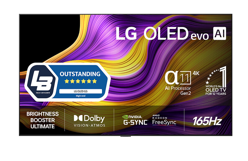 14520635-1.jpg LG G5 77" 4K Ultra HD OLED evo Smart TV - OLED77G54LW – Image 1