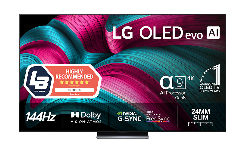 14567186-1.jpg LG C5 55" 4K OLED evo Smart TV (2025) - OLED55C54LA – Image 1