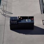 Cuisine extérieure 3 modules acier avec barbecue gaz 4 brûleurs – Image 2
