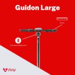 NIU Trottinette électrique KQi Air Rouge | Cadre en Fibre de Carbonne | léger – Image 4