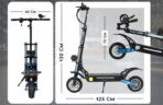 THUNDER Trottinette électrique SPARK-10AH THUNDER pliable 1600W 48V 10Ah autonomie 30 km – Image 2