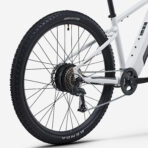 ROCKRIDER Vélo VTT électrique randonnée semi-rigide 29 Cadre Aluminium, E-EXPL 100 blanc – Image 5