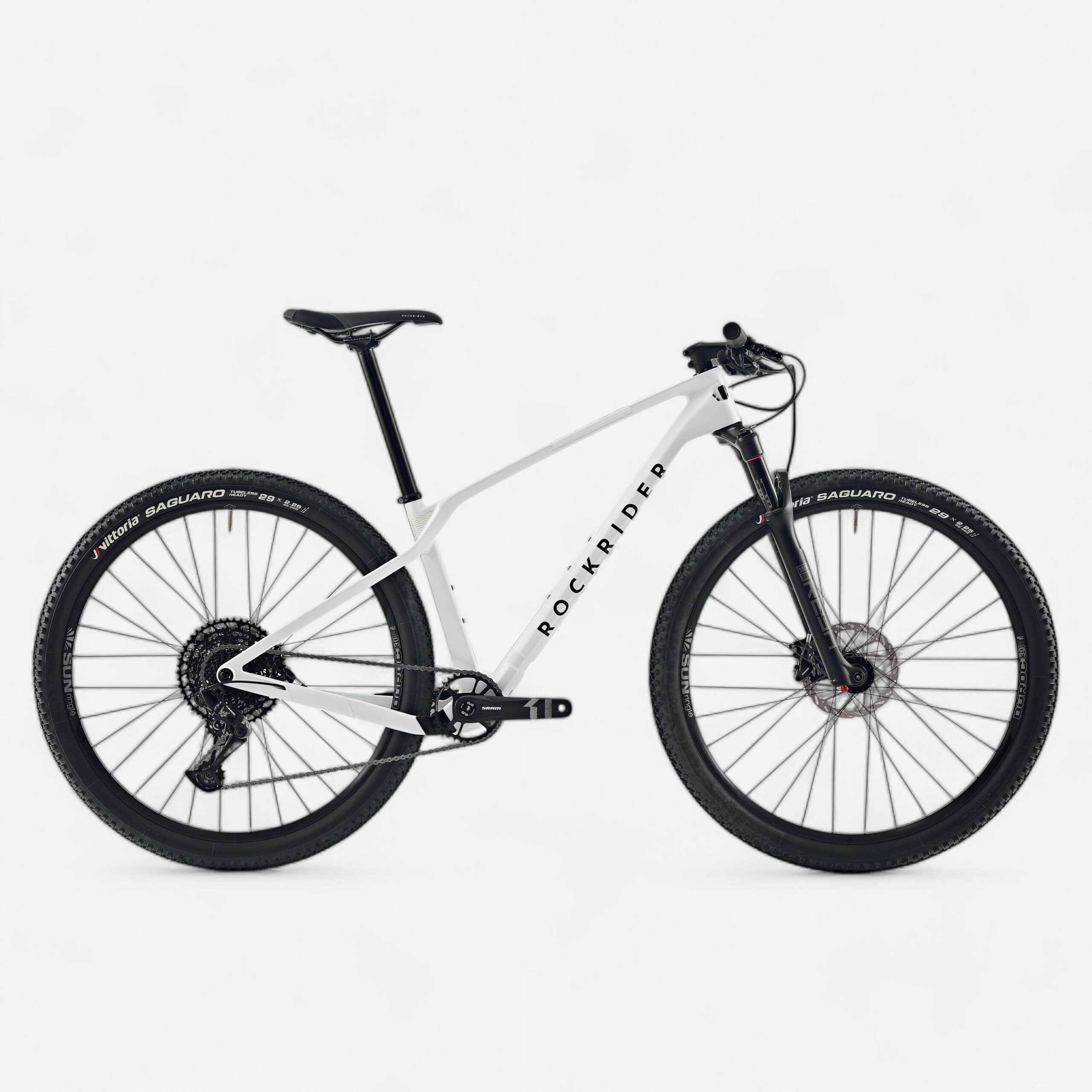 picture-175.jpg ROCKRIDER Vélo VTT semi-rigide XC cadre carbone RACE 900 NX, Blanc – Image 1