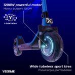 YEEP.ME Trottinette électrique ALPINE 100A GT - 1200W 10'' 60km Freins à disques - Bleu – Image 3