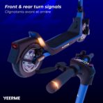 YEEP.ME Trottinette électrique ALPINE 100A GT - 1200W 10'' 60km Freins à disques - Bleu – Image 5