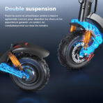 ISINWHEEL Adulte Mobilité urbaine Trottinette électrique tout-terrain suspension double – Image 2