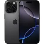 Apple - iPhone 16 Pro (5G) 128 Go, Titane Noir