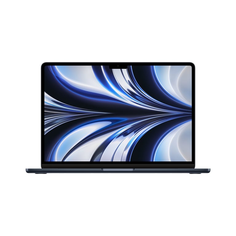 publicimage-395.jpg Apple - MacBook Air M2 (2022) 13', 256 Go 8 cœurs 8 Go Apple GPU 8, Minuit - AZERTY – Image 1