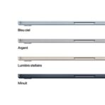 Apple - MacBook Air M4 (2025) 13', 512 Go 10 cœurs 16 Go Apple GPU 10, Lumière stellaire - AZERTY – Image 3