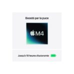 Apple - MacBook Air M4 (2025) 13', 512 Go 10 cœurs 16 Go Apple GPU 10, Lumière stellaire - AZERTY – Image 4