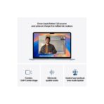 Apple - MacBook Air M4 (2025) 13', 256 Go 10 cœurs 16 Go Apple GPU 8, Bleu Ciel - AZERTY – Image 5