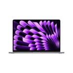 Apple - MacBook Air M3 (2024) 15', 256 Go 8 cœurs 16 Go Apple GPU 10, Gris sidéral - AZERTY
