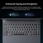 Chuwi - CoreBook X R5 Laptop 14" AMD Ryzen 5 7430U Windows 11 Home - Ultrabook puissant et leger - Gris – Image 6